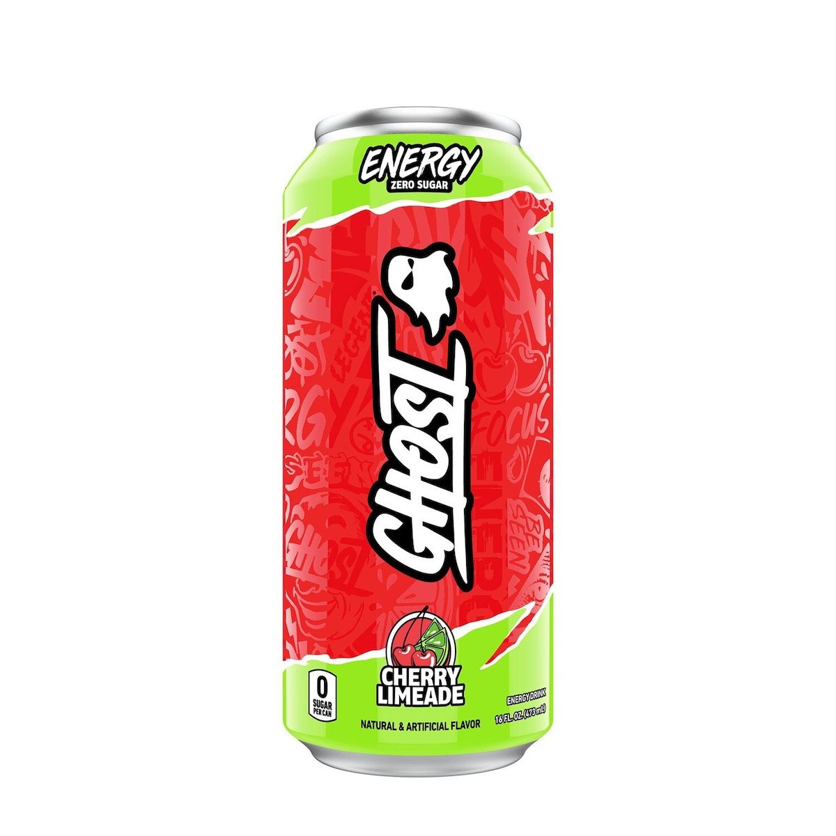 Ghost Energy Drink Cherry Lime με Ανθρακικό 26-0282 473ml